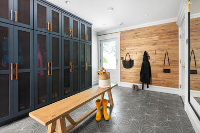 Entryway - eclectic entryway idea in Boston