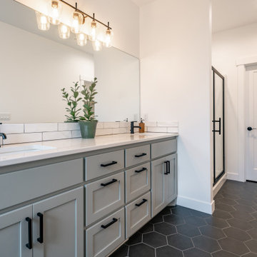 Modern Transitional Bathroom Remodel in Yorba Linda, Orange County
