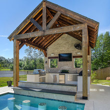 outdoor kitchen