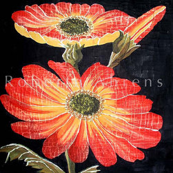 Roberta Ahrens Cracked Linen Botanical Paintings - Products