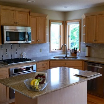 Whitewashed Oak Kitchen in Inver Grove Heights