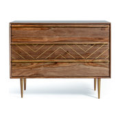 Starke Mid Century Modern Dresser With 3 Drawers
