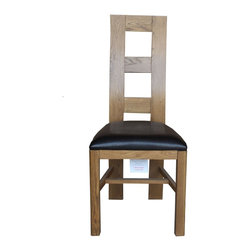 Newman Upholstered Seat Solid Oak Chair - Products