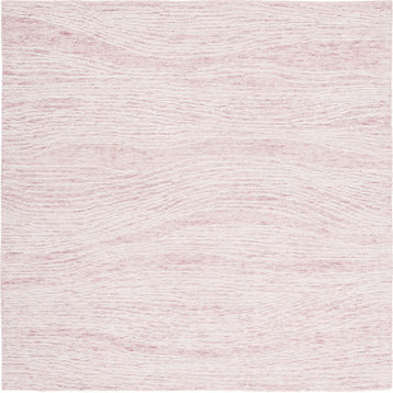 MET995U Rug Pink, Ivory, 6' Square