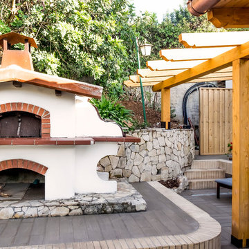 B&B RIFA2 _ Il patio ed il forno