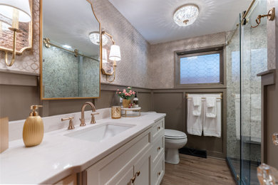 Example of an ornate bathroom design in Cleveland