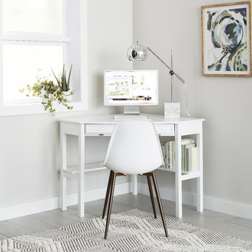 Modern Corner Desk & Décor Home Office Ideas - Project 62™