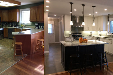Arts and crafts kitchen photo in Ottawa