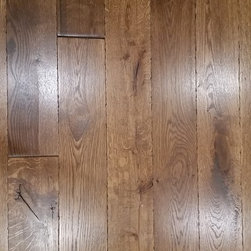White Oak Live Sawn - Scraped Edges - PGH - 無垢フローリング