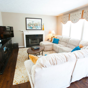 Sandstone Kitchen & Family Room