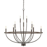 HomePlace - HomePlace 428501BZ Greyson, Twelve Light Chandelier - Warranty: 1 Year Room Recommendation: DGreyson Twelve Light Bronze *UL Approved: YES Energy Star Qualified: n/a ADA Certified: n/a  *Number of Lights: 12-*Wattage:60w E12 Candelabra Base bulb(s) *Bulb Included:No *Bulb Type:E12 Candelabra Base *Finish Type:Bronze