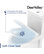 Small Compact Toilet Tiny One-Piece Elongated Toilet, Dual Flush, 0.8/1.28 GPF