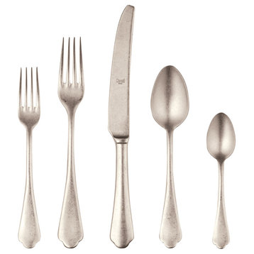 Cutlery Set 5-Piece Dolce Vita, Pewter Champagne