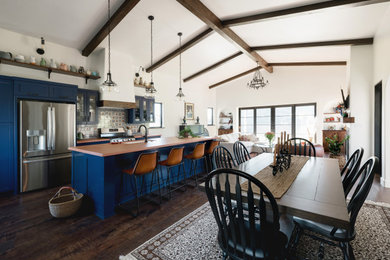 Dining room - southwestern dining room idea in San Luis Obispo
