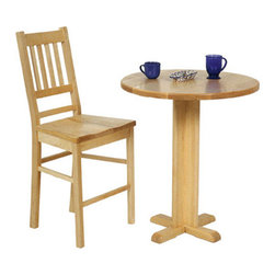 Small Pedestal Table - Dining Tables