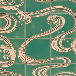 Asian Wave Mural - Products