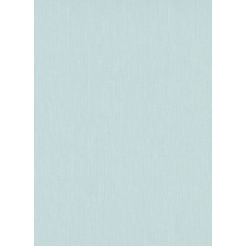 Textured Wallpaper Stripes Plain Plain Structure, Turquoise Glitte, 1 Roll