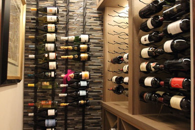 This is an example of a wine cellar in Denver.