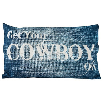 Get Your Cowboy On 20x12 Pillow