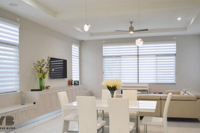 Dining room - modern dining room idea in Miami