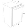 18" Compact Top Control Dishwasher 120-Volt With Stainless Steel Tub