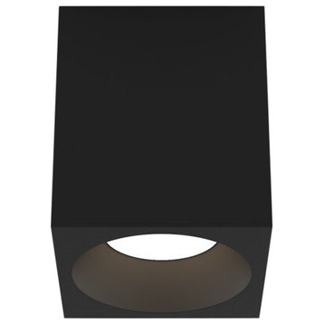 Astro Kos Square 140 LED, Dimmable Outdoor Downlight IP65 Rated (Textured Black)