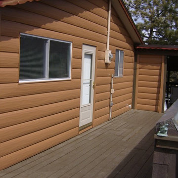 Steel Log Siding Install in Westcliffe, CO