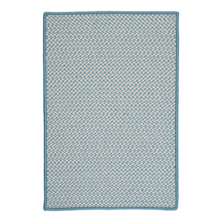 Outdoor Houndstooth Tweed Indoor/Outdoor Rug OT56, 8'x11 ...