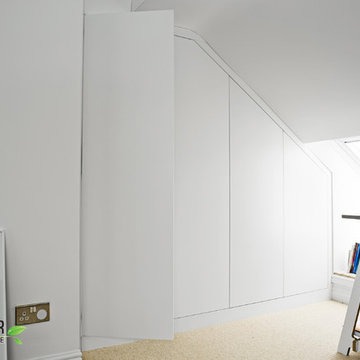 Loft bedroom wardrobe