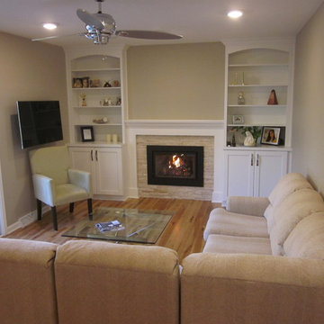 West Des Moines family room/kitchen remodel