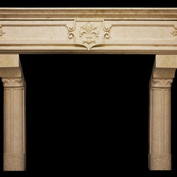 Fleur De Lis Mantel - Fireplace Mantels