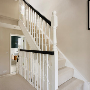 Replacement attic staircase and balustrade W5