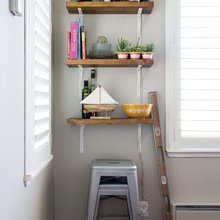 Stackable stools for extra seating around island