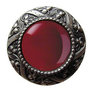 Antique Pewter/Red Carnelian