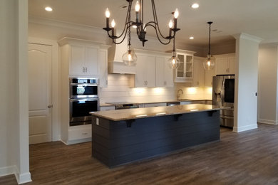 Beach style kitchen photo in Miami