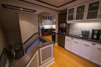 Inspiration for a craftsman home design remodel in Other