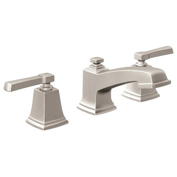 Moen T6220 Boardwalk Widespread Bathroom Faucet - Spot Resist Brushed Nickel