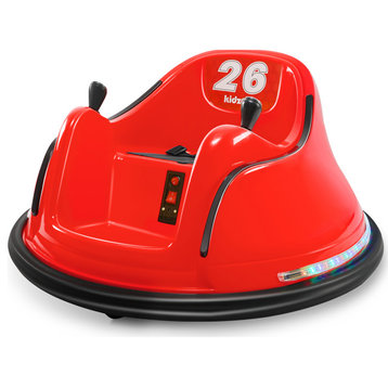 Kids Electric Ride On Bumper Car Remote Control ASTM-certified, Red, Race #99