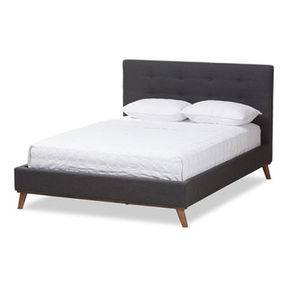 Valencia Mid Century Modern Platform Bed Midcentury Platform