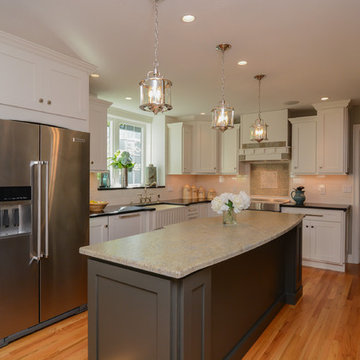 Showplace Two-Tone Kitchen