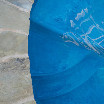 Elegant Freeform gunite pool in Lenexa, KS