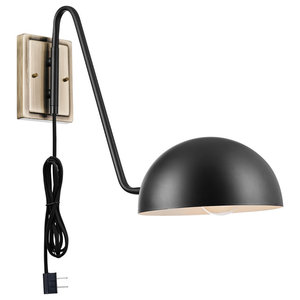 Matte Black Finish Renwil Inc WS008 Albany I Two Light Wall Sconce