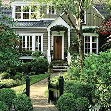 So charming - love the little path to the front door.