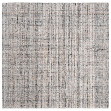 Safavieh Abstract Collection ABT141 Rug, Camel/Black, 4'x4' Square