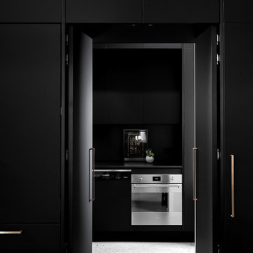 Castella Planar Handle in Brushed Rose Gold by Alby Turner & Son Kitchens
