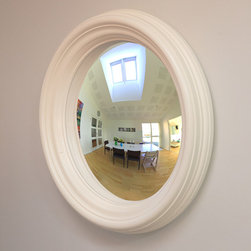 Chromo | Decorative Convex Mirror | Bone White - Wall Mirrors