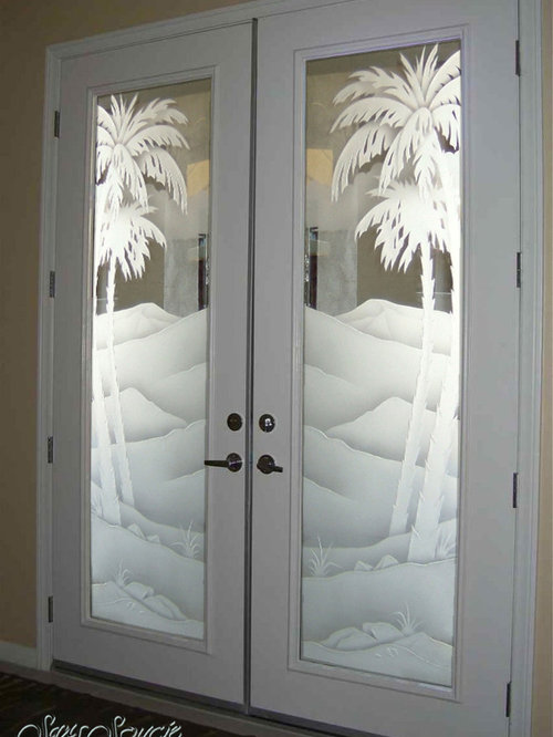 Glass Front Doors, pd Double Entry Doors Frosted Glass