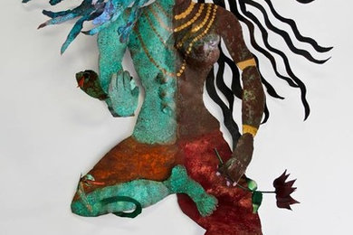 Shiva/Shakti Hindu God Sculpture