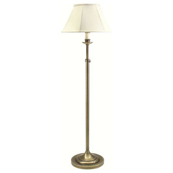 House of Troy Antique Brass Floor Lamp - CL201-AB