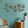 Modernist Abstract Floating Rings and Circles Wall Decor